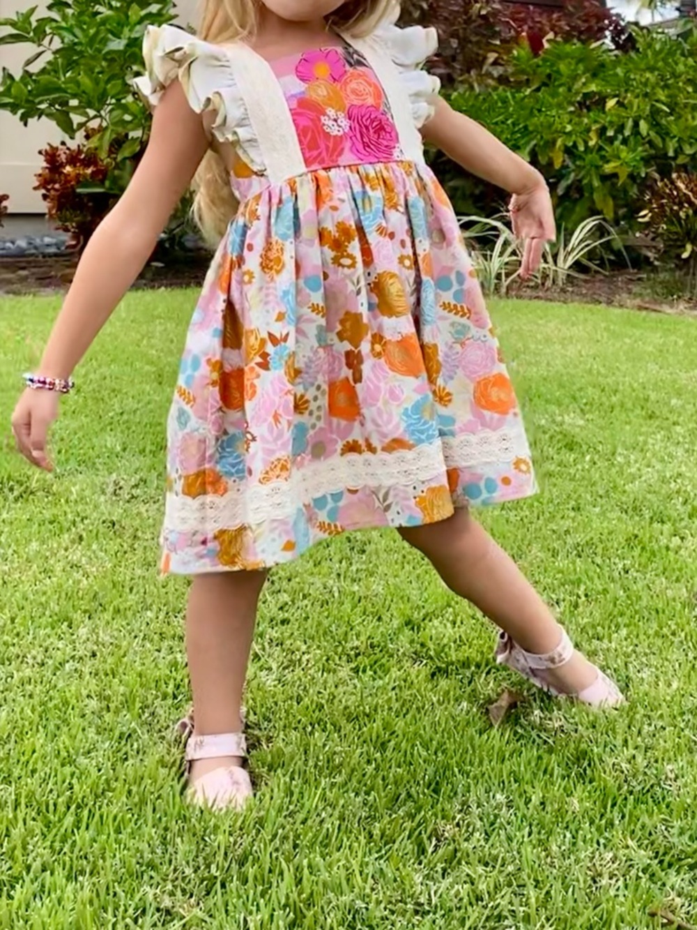 Handmade Girl’s Floral dress